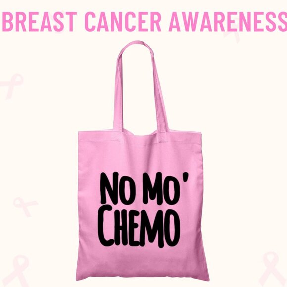 Breast Cancer Awareness Tote Bags Add your name or choose from the others - Picture 4 of 5